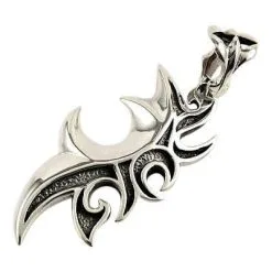 Bikerringshop Blade Tribal Mens Pendant