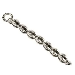 Bikerringshop Sterling Silver Blossom Men's Bracelet 8 Bikerringshop Sterling Silver Blossom Men's Bracelet -Outlet Rings Store blossom bracelet 3