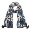 The Metropolitan Museum Of Art Blue & White Stylized Birds Oversize Oblong Scarf 2 The Metropolitan Museum Of Art Blue & White Stylized Birds Oversize Oblong Scarf -Outlet Rings Store blue a white stylized birds oversize oblong scarf