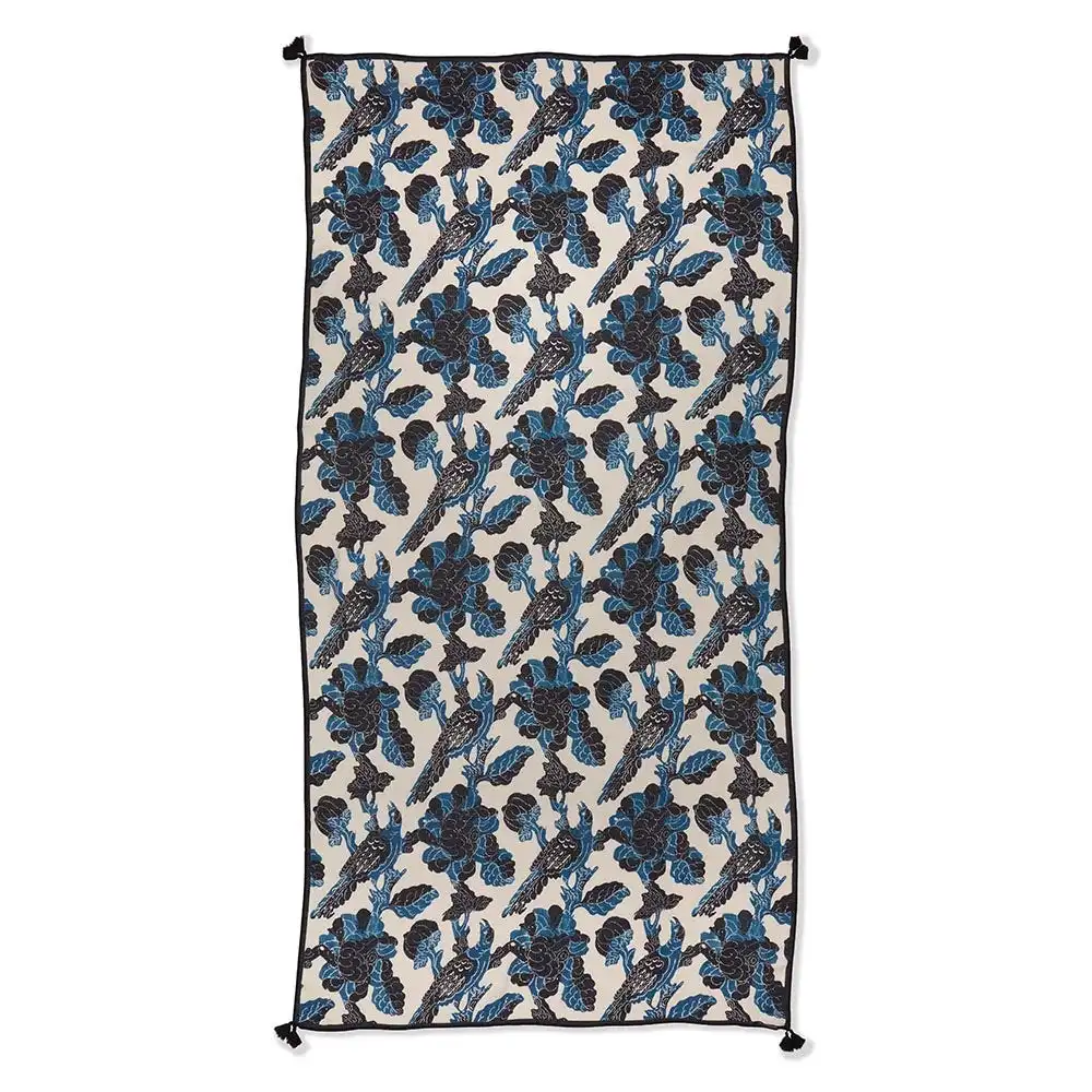 The Metropolitan Museum Of Art Blue & White Stylized Birds Oversize Oblong Scarf 6 The Metropolitan Museum Of Art Blue & White Stylized Birds Oversize Oblong Scarf - Image 4