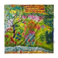 The Metropolitan Museum Of Art Bonnard Garden Square Silk Scarf