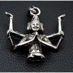 Bikerringshop Sterling Silver Brahma Hindu God Pendant -Outlet Rings Store brahma hindu god pendant 7