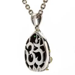 Bikerringshop Sterling Silver Hindu Amulet Brass Ganesh Pendant -Outlet Rings Store brass ganesh pendant 7