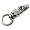 Bikerringshop Sterling Silver Bulldog Biker Pendant -Outlet Rings Store bulldog pendant