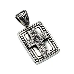 Bikerringshop Celtic Cross Silver Pendant