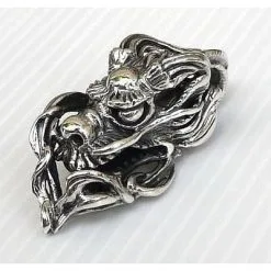 Bikerringshop Silver Chinese Dragon Pendant