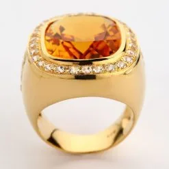 Bikerringshop Huge Yellow Gold Mens Citrine Ring 32 Bikerringshop Huge Yellow Gold Mens Citrine Ring -Outlet Rings Store citrin mens ring 12