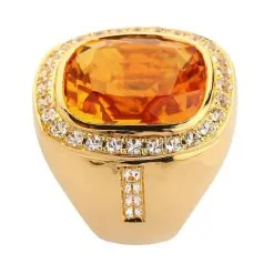 Bikerringshop Huge Yellow Gold Mens Citrine Ring 35 Bikerringshop Huge Yellow Gold Mens Citrine Ring -Outlet Rings Store citrin mens ring 16