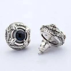 Bikerringshop Sterling Silver Claw Eye Eyeball Earrings -Outlet Rings Store claw eyeball earrings 3