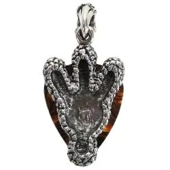 Bikerringshop Silver Claw Guitar Pick Holder Pendant -Outlet Rings Store claw guitar pick holder pendant 3