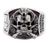 Bikerringshop Sterling Silver Cobra Skull US Army Sniper Ring -Outlet Rings Store cobra skull us army sniper ring