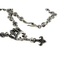 Bikerringshop Crown Sterling Silver Necklaces -Outlet Rings Store crown sterling silver necklaces 3