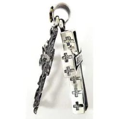 Bikerringshop Sterling Silver Crucifix Cross Christian Jesus Pendant -Outlet Rings Store crucifix christian pendant 4