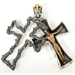 Bikerringshop Sterling Silver Crucifix Cross Christian Jesus Pendant -Outlet Rings Store crucifix christian pendant 5