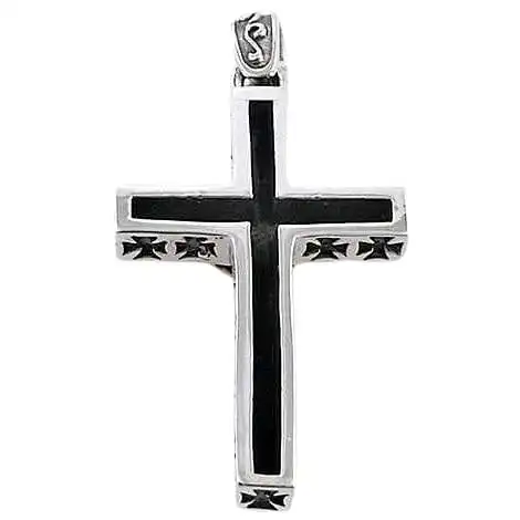 Bikerringshop Sterling Silver Jesus Cross Crucifix Mens Pendant 5 Bikerringshop Sterling Silver Jesus Cross Crucifix Mens Pendant - Image 3