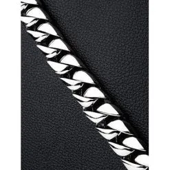 Bikerringshop Cuban Link Sterling Silver Bracelet -Outlet Rings Store cuban link sterling silver bracelet 3