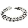 Bikerringshop Sterling Silver Cuban Medium Mens Bracelet 2 Bikerringshop Sterling Silver Cuban Medium Mens Bracelet -Outlet Rings Store cuban medium bracelet