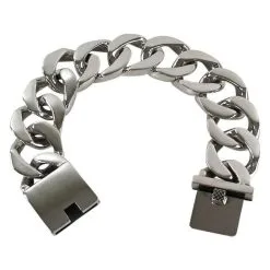 Bikerringshop Heavy Cuban Sterling Silver Men's Bracelet