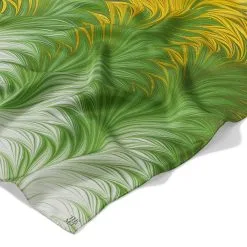 The Metropolitan Museum Of Art Daisy Garden Marbled Paper Oblong Silk Scarf -Outlet Rings Store daisy garden marbled paper oblong silk scarf 3