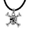 Bikerringshop Diamond Eye Crossbones Skull Pendant Necklace -Outlet Rings Store diamond eye crossbones skull pendant necklace
