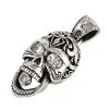 Bikerringshop Diamond Eyes Silver Rider Skull Pendant 2 Bikerringshop Diamond Eyes Silver Rider Skull Pendant -Outlet Rings Store diamond eyes silver rider skull pendant