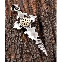 Bikerringshop Diamond Gothic Silver Cross Pendant 12 Bikerringshop Diamond Gothic Silver Cross Pendant -Outlet Rings Store diamond gtohic cross pendant 4