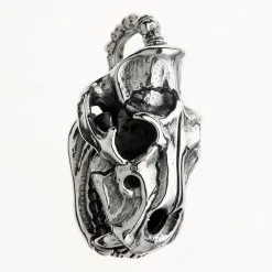 Bikerringshop Sterling Silver Dinosaur Skull Pendant Necklace -Outlet Rings Store dinosaur skull pendant 2 66de38e1 6084 4180 bded 324d4489d0c5