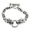 Bikerringshop Sterling Silver Dog Bracelet -Outlet Rings Store dog bracelet