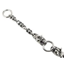 Bikerringshop Sterling Silver Dog Bracelet -Outlet Rings Store dog bracelet 4