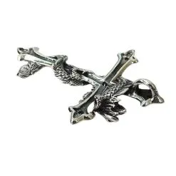 Bikerringshop Sterling Silver Dragon Cross Pendant 13 Bikerringshop Sterling Silver Dragon Cross Pendant -Outlet Rings Store dragon cross pendant 3