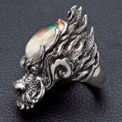 Bikerringshop Sterling Silver Mens Dragon Head Ring 15 Bikerringshop Sterling Silver Mens Dragon Head Ring -Outlet Rings Store dragon head ring 2