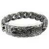 Bikerringshop 925 Sterling Silver Dragon ID Biker Men's Bracelet 2 Bikerringshop 925 Sterling Silver Dragon ID Biker Men's Bracelet -Outlet Rings Store dragon id bracelet