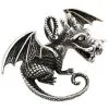 Bikerringshop Silver Dragon Knight Pendant -Outlet Rings Store dragon knight pendant
