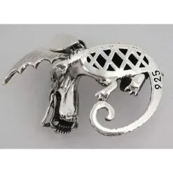 Bikerringshop Silver Dragon Knight Pendant -Outlet Rings Store dragon knight pendant 4