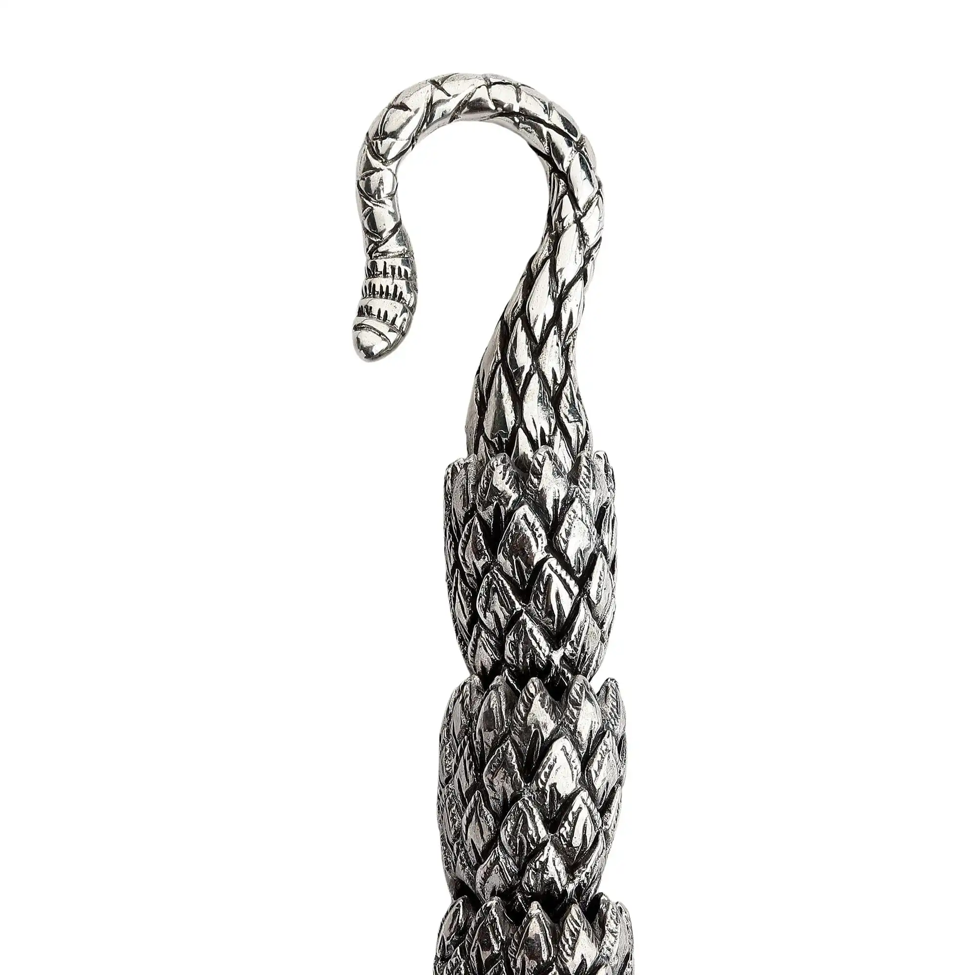 Bikerringshop Sterling Silver Dragon Mens Bracelet 10 Bikerringshop Sterling Silver Dragon Mens Bracelet - Image 8