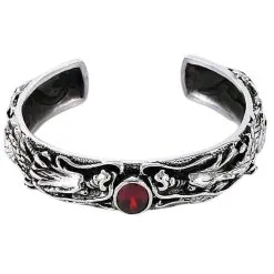 Bikerringshop Dragon Mens Sterling Silver Cuff Bracelet 11 Bikerringshop Dragon Mens Sterling Silver Cuff Bracelet -Outlet Rings Store dragon sterling silver cuff 5