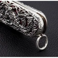 Bikerringshop Sterling Silver Dragon Swiss Army Knife Pendant 19 Bikerringshop Sterling Silver Dragon Swiss Army Knife Pendant -Outlet Rings Store dragon swiss army knife 3