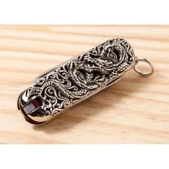 Bikerringshop Sterling Silver Dragon Swiss Army Knife Pendant 16 Bikerringshop Sterling Silver Dragon Swiss Army Knife Pendant -Outlet Rings Store dragon swiss army knife 7