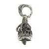 Bikerringshop Eagle Claw Sterling Silver Bell Pendant -Outlet Rings Store eagle claw bell pendant