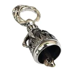 Bikerringshop Eagle Claw Sterling Silver Bell Pendant -Outlet Rings Store eagle claw bell pendant 6