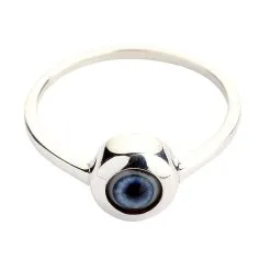 Bikerringshop Sterling Silver Evil Eye Ring -Outlet Rings Store evil eye ring 3