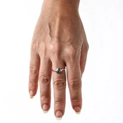 Bikerringshop Sterling Silver Evil Eye Ring -Outlet Rings Store evil eye ring 7