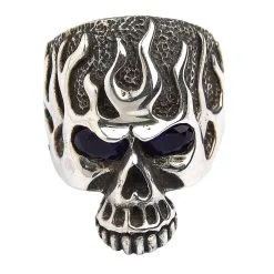 Bikerringshop Sterling Silver Blue Sapphire Eyes Flame Skull Ring 12 Bikerringshop Sterling Silver Blue Sapphire Eyes Flame Skull Ring -Outlet Rings Store f89d0303 5e4d 4f19 9617 13c0e957ee56 6DWUI5
