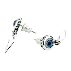 Bikerringshop Sterling Silver Evil Eye Fang Stud Earrings 15 Bikerringshop Sterling Silver Evil Eye Fang Stud Earrings -Outlet Rings Store fang evil eye stud 6