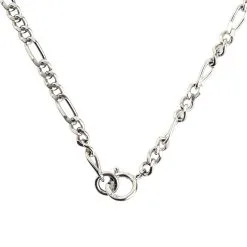Bikerringshop 2mm Sterling Silver Figaro Link Chain Necklace 11 Bikerringshop 2mm Sterling Silver Figaro Link Chain Necklace -Outlet Rings Store figaro link chain necklace