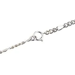 Bikerringshop 2mm Sterling Silver Figaro Link Chain Necklace 12 Bikerringshop 2mm Sterling Silver Figaro Link Chain Necklace -Outlet Rings Store figaro link chain necklace 3