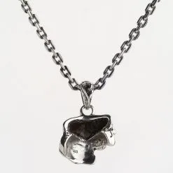 Bikerringshop Sterling Silver Biker Fist Pendant Necklace 18 Bikerringshop Sterling Silver Biker Fist Pendant Necklace -Outlet Rings Store fist necklace 3