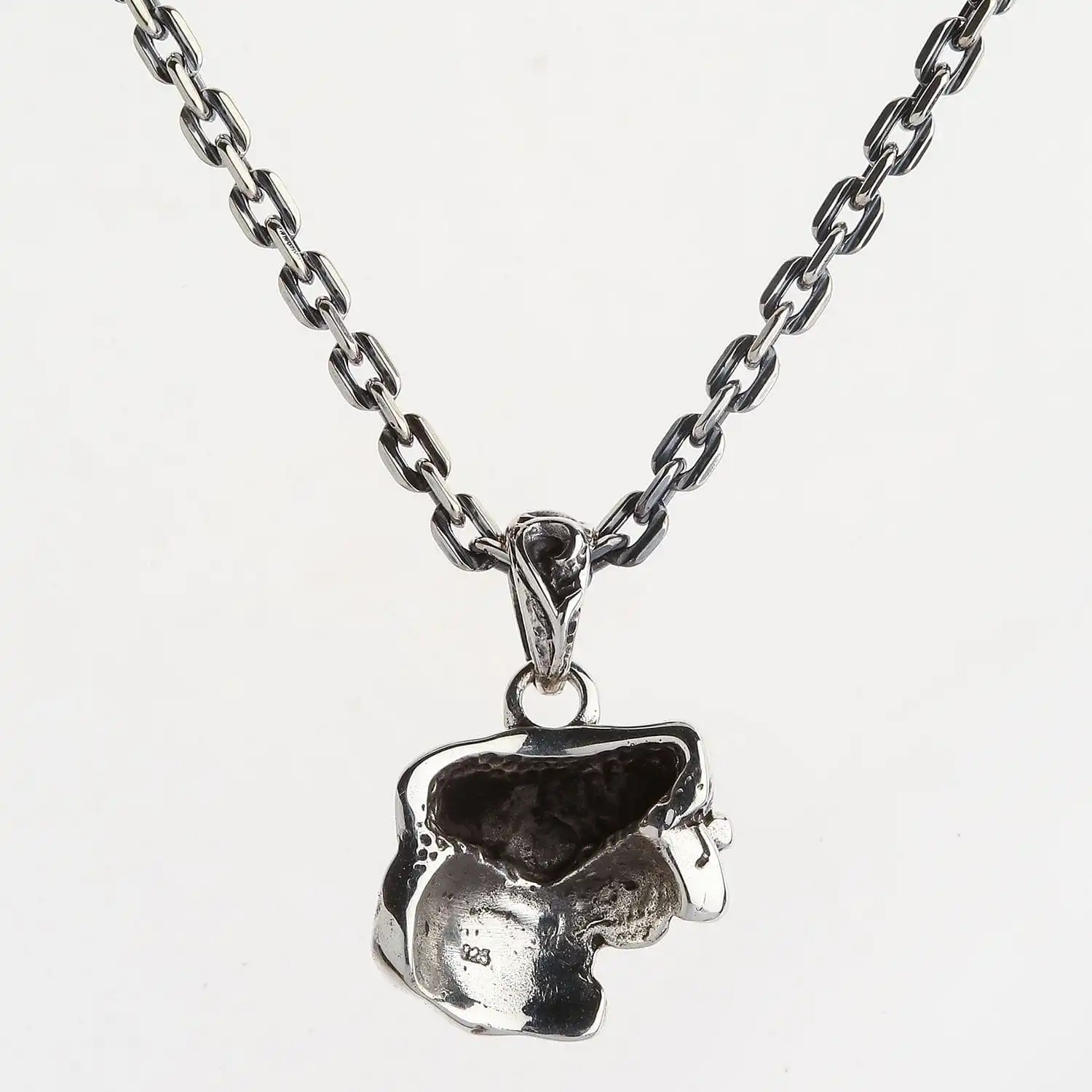 Bikerringshop Sterling Silver Biker Fist Pendant Necklace 9 Bikerringshop Sterling Silver Biker Fist Pendant Necklace - Image 7