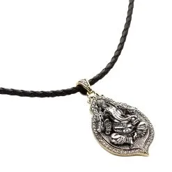 Bikerringshop Sterling Silver Ganesh Pendant Necklace -Outlet Rings Store ganesh necklace 3