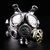 Bikerringshop Silver US Military Gas Mask Mens Ring -Outlet Rings Store gas mask ring sterling silver